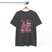 Anime, Boba, Sketching Unisex Heavy Cotton Tee