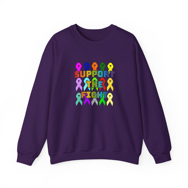 Support the Fight Unisex Heavy Blend™ Crewneck Sweatshirt