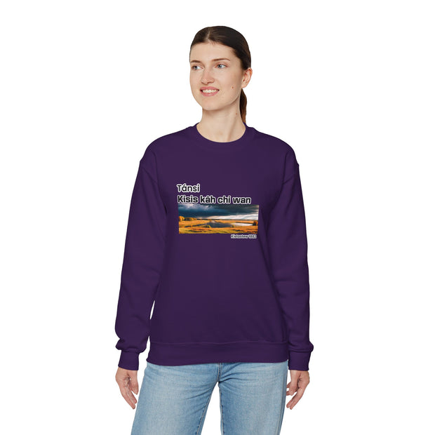Tánsi Cree Saskatchewan Unisex Heavy Blend™ Crewneck Sweatshirt