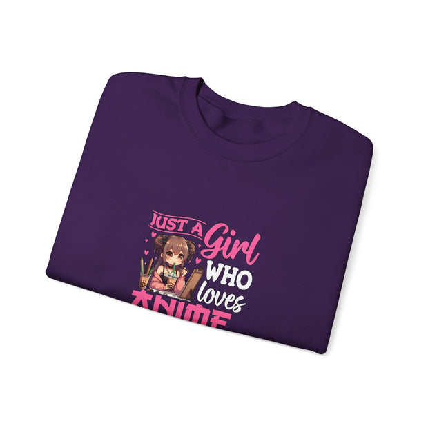 Just a Girl Unisex Heavy Blend™ Crewneck Sweatshirt