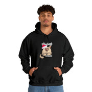 Christmas cat Unisex Heavy Blend™ Hooded Sweatshirt