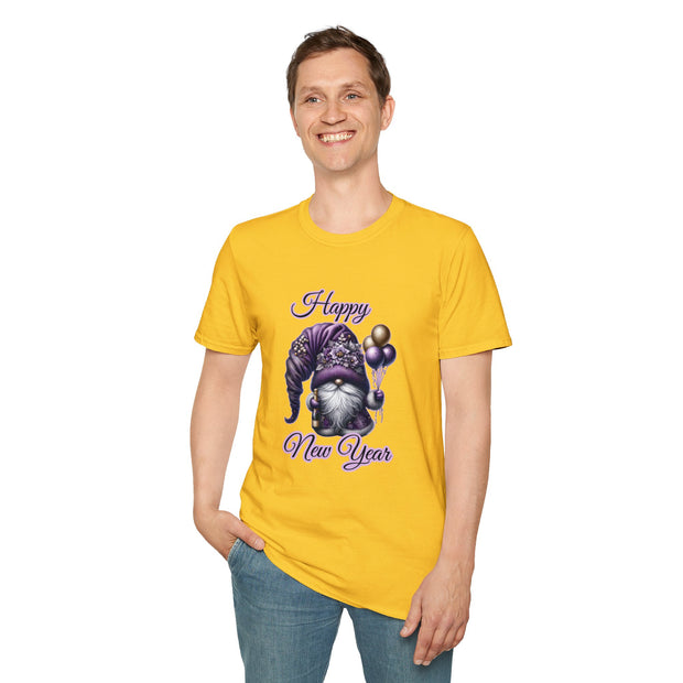 Gnome New Year Unisex Softstyle T-Shirt