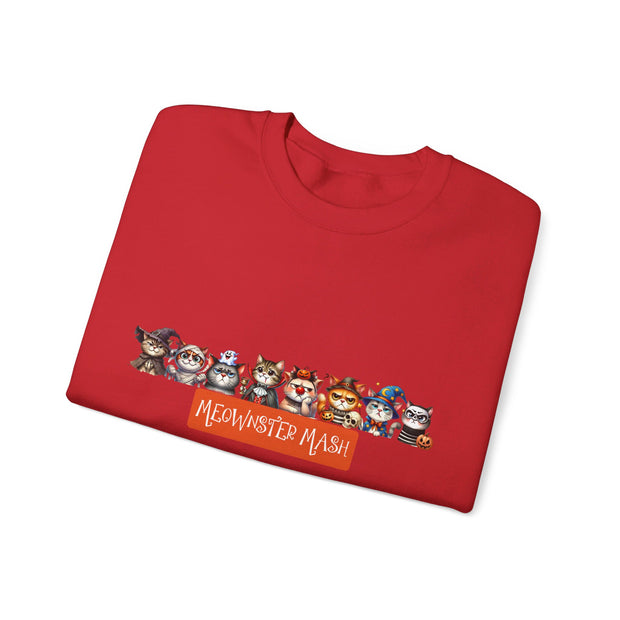 Meownster Mash Unisex Heavy Blend™ Crewneck Sweatshirt
