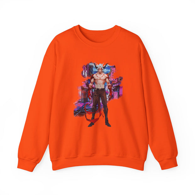 Anime Male Demon Unisex Heavy Blend™ Crewneck Sweatshirt