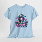 Graffiti Anime Girls Unisex Heavy Cotton Tee
