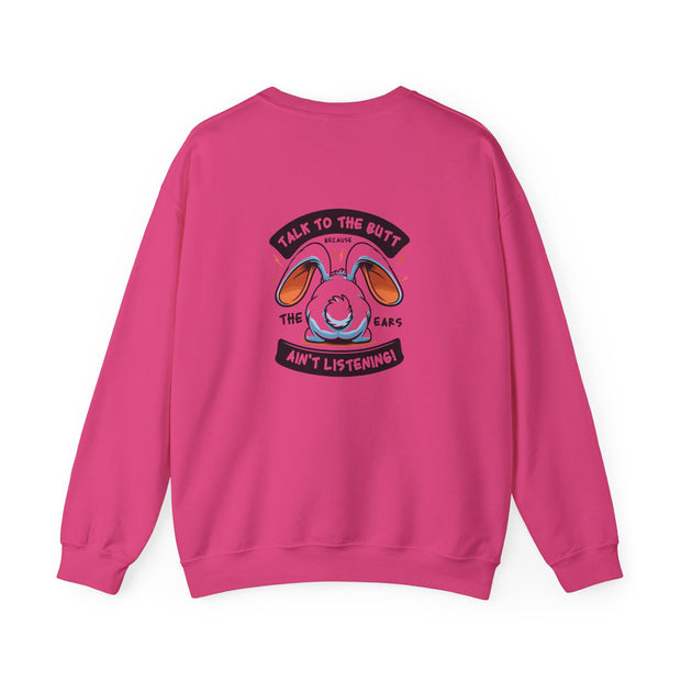 Talk to the Butt Unisex Heavy Blend™ Crewneck Sweatshirt