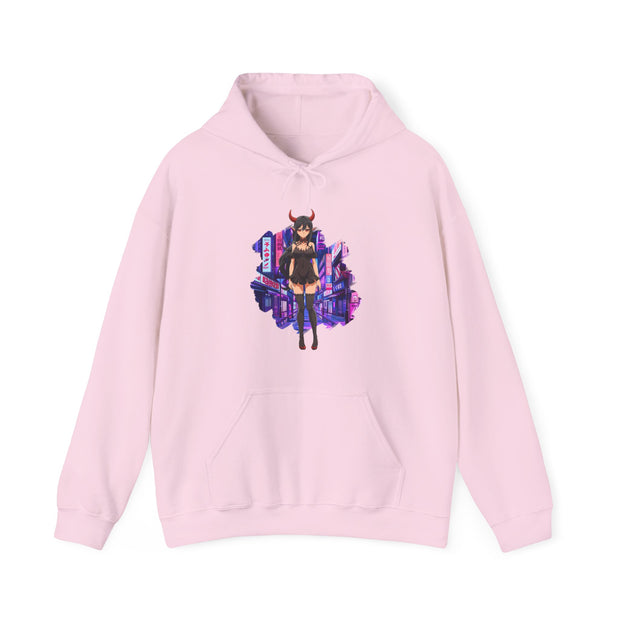 Anime Female Demon Unisex Heavy Blend™ Hooded Sweatshirt