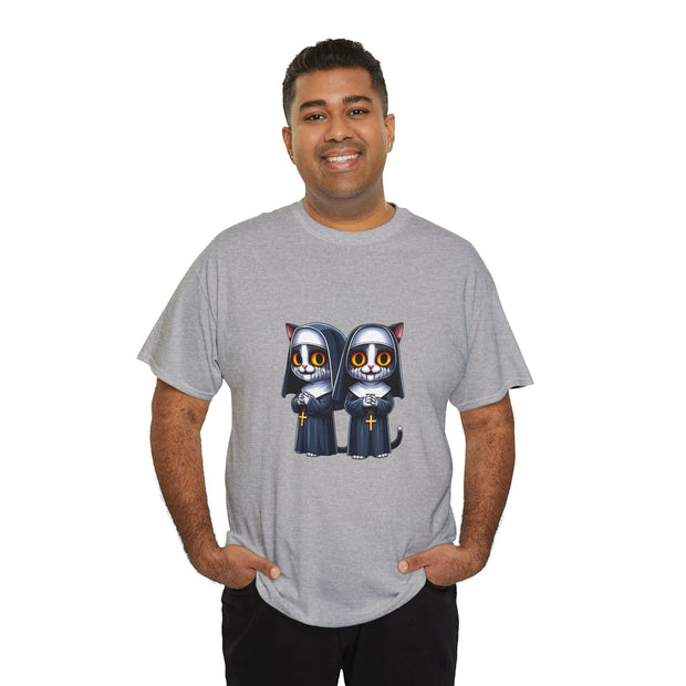 Horror Movie Cats Unisex Heavy Cotton Tee