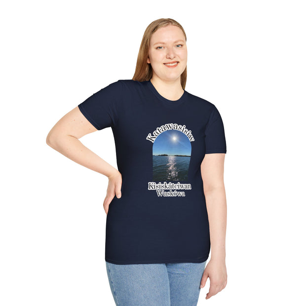 Cree Saskatchewan Skies Unisex Softstyle T-Shirt