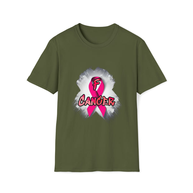 F cancer Unisex Softstyle T-Shirt