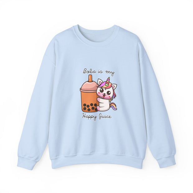 Unicorn Boba Unisex Heavy Blend™ Crewneck Sweatshirt