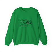 Peace Love Camping Unisex Heavy Blend™ Crewneck Sweatshirt