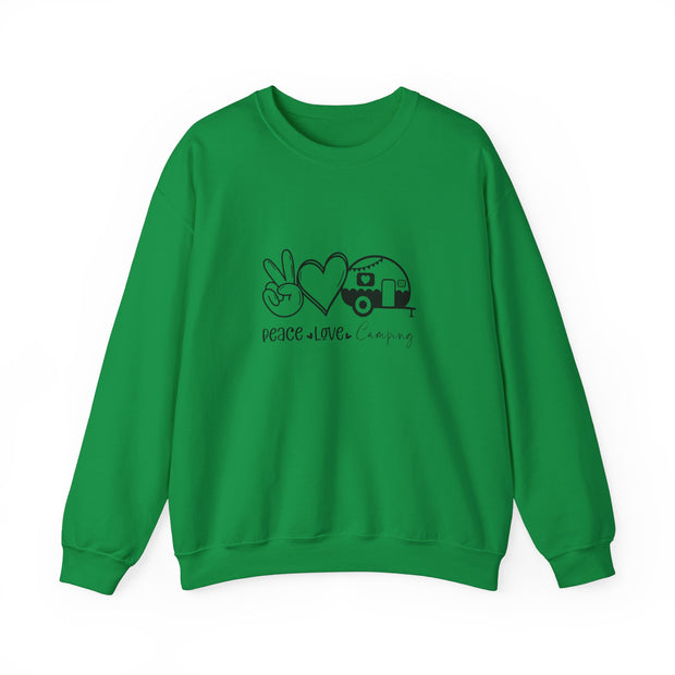 Peace Love Camping Unisex Heavy Blend™ Crewneck Sweatshirt