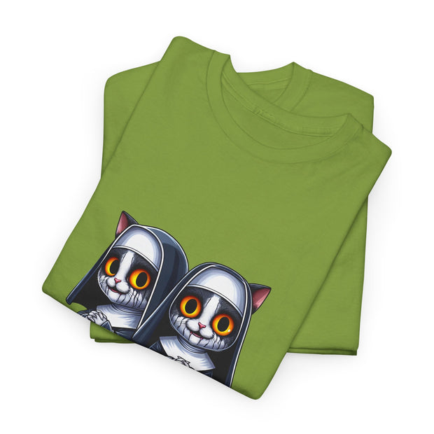 Horror Movie Cats Unisex Heavy Cotton Tee