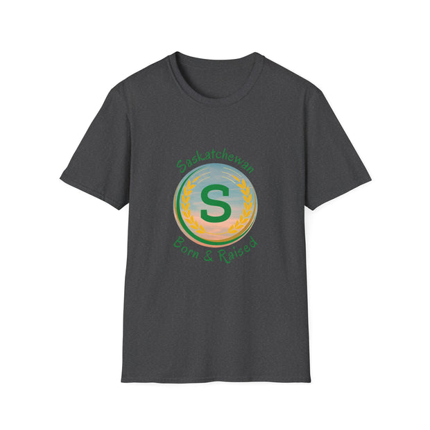 Saskatchewan Born & Raised Unisex Softstyle T-Shirt