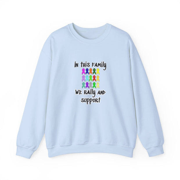 Cancer Family Support Unisex Heavy Blend™ Crewneck Sweatshirt