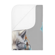 Baby wolf Toddler Blanket