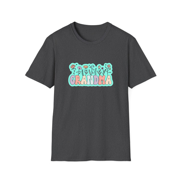 Grandma Flowers Unisex Softstyle T-Shirt