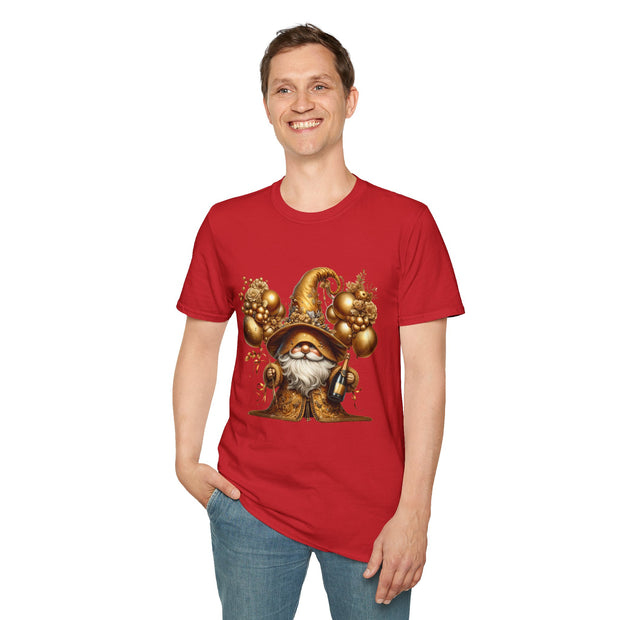New Year Gnome Unisex Softstyle T-Shirt