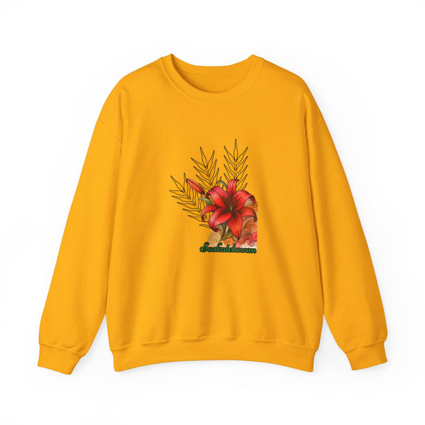 Saskatchewan Lily Unisex Heavy Blend™ Crewneck Sweatshirt