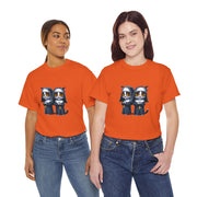 Horror Movie Cats Unisex Heavy Cotton Tee