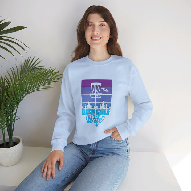 Disc Golf Wife Unisex Heavy Blend™ Crewneck Sweatshirt