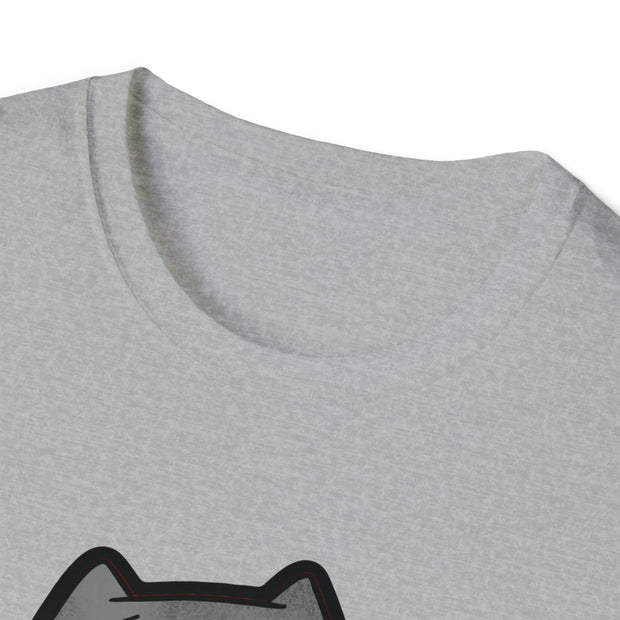 Christmas cat Unisex Softstyle T-Shirt