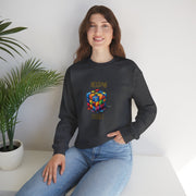 Rubik Cube Unisex Heavy Blend™ Crewneck Sweatshirt