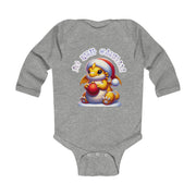 Christmas Dragon Infant Long Sleeve Bodysuit