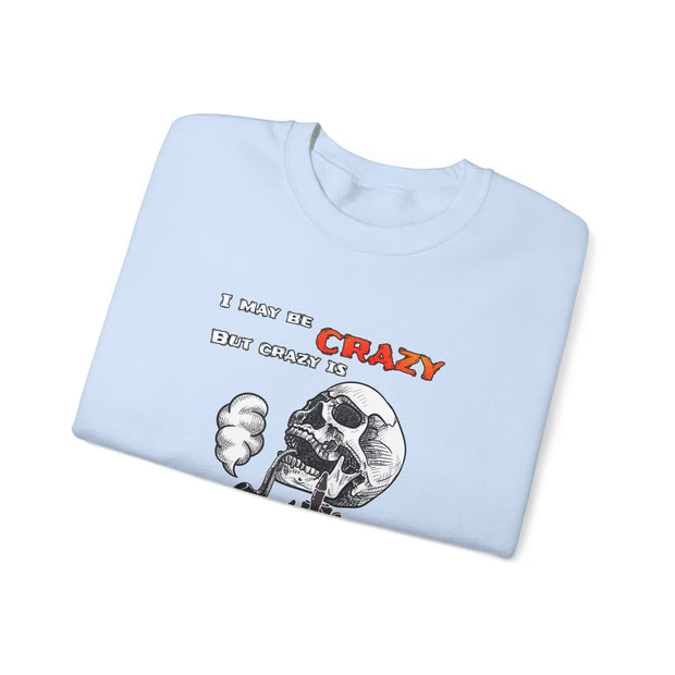 Crazy Skull Unisex Heavy Blend™ Crewneck Sweatshirt