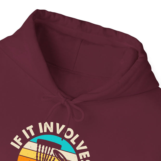 If it Involves Disc Golf Unisex Heavy Blend™ Hooded Sweatshirt