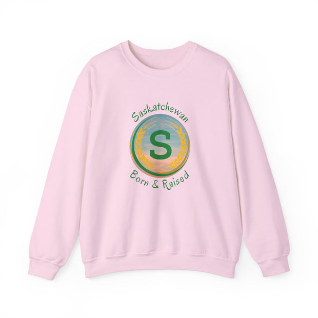 Saskatchewan Born & Raised Unisex Heavy Blend™ Crewneck Sweatshirt
