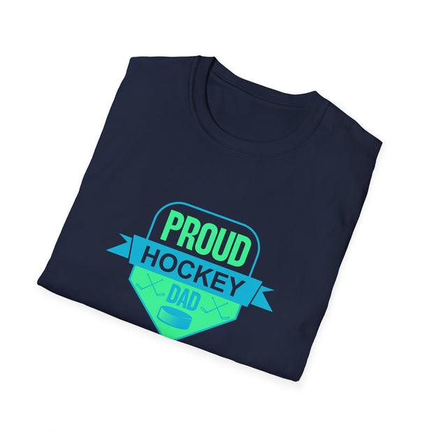 Proud Hockey Dad Unisex Softstyle T-Shirt