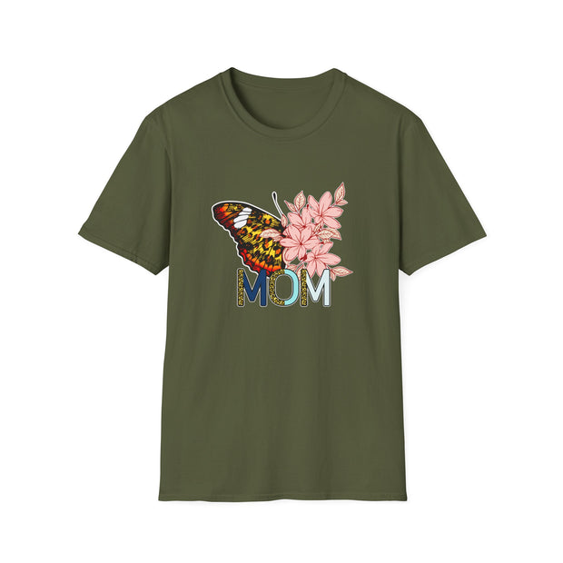 Butterfly Mom Unisex Softstyle T-Shirt