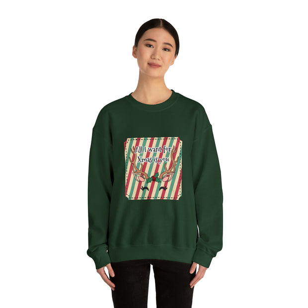 Reindeer Unisex Heavy Blend™ Crewneck Sweatshirt