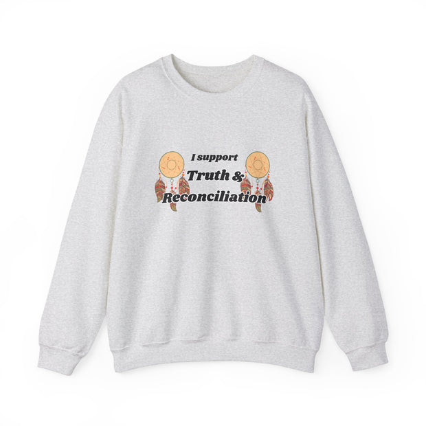 I Support Truth & Reconciliation Unisex Heavy Blend™ Crewneck Sweatshirt