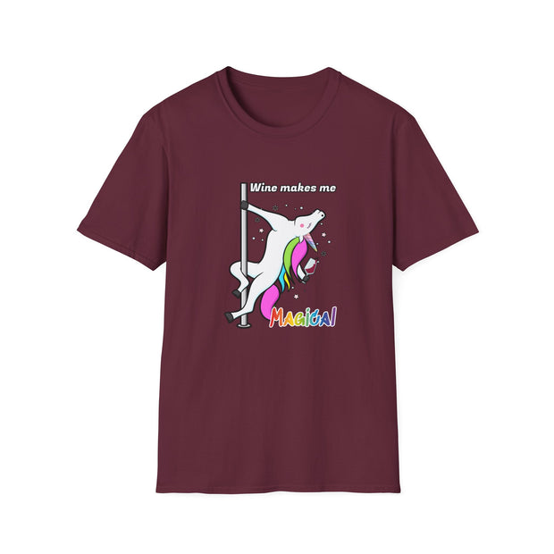 Unicorn Wine Unisex Softstyle T-Shirt