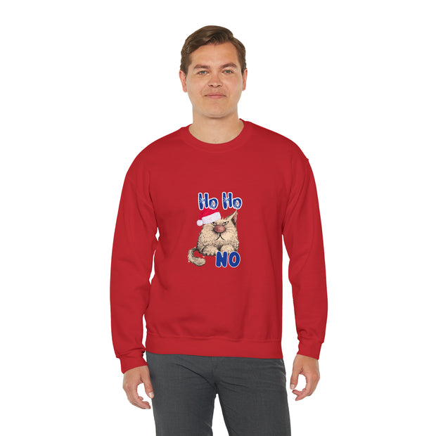 Christmas cat Unisex Heavy Blend™ Crewneck Sweatshirt
