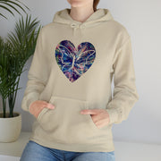 Heart Butterfly Unisex Heavy Blend™ Hooded Sweatshirt