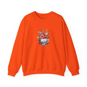 Tea Cup Flowers & Birds Unisex Heavy Blend™ Crewneck Sweatshirt