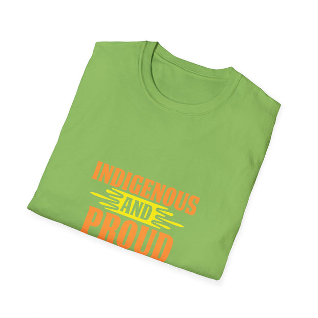 Indigenous and Proud Unisex Softstyle T-Shirt