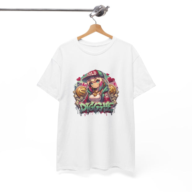 Graffiti Anime Girls Unisex Heavy Cotton Tee