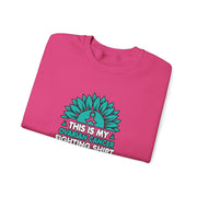 Ovarian Cancer Fighting Unisex Heavy Blend™ Crewneck Sweatshirt