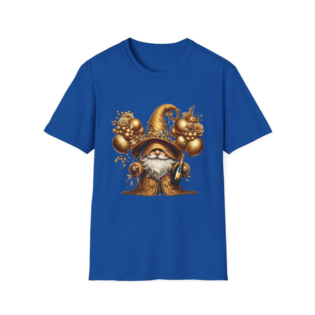 New Year Gnome Unisex Softstyle T-Shirt