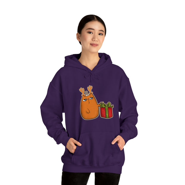 Christmas cat Unisex Heavy Blend™ Hooded Sweatshirt