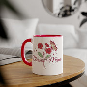 Blessed Mama Accent Mugs, 11oz