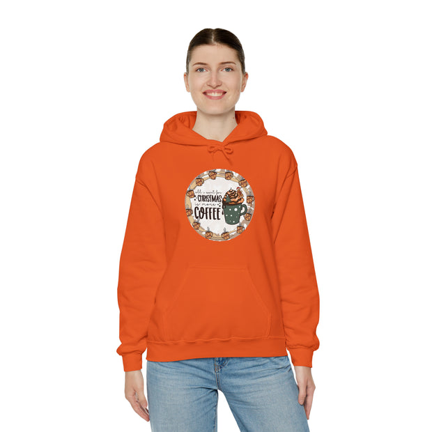 Christmas Coffee Unisex Heavy Blend™ Hooded Sweatshirt