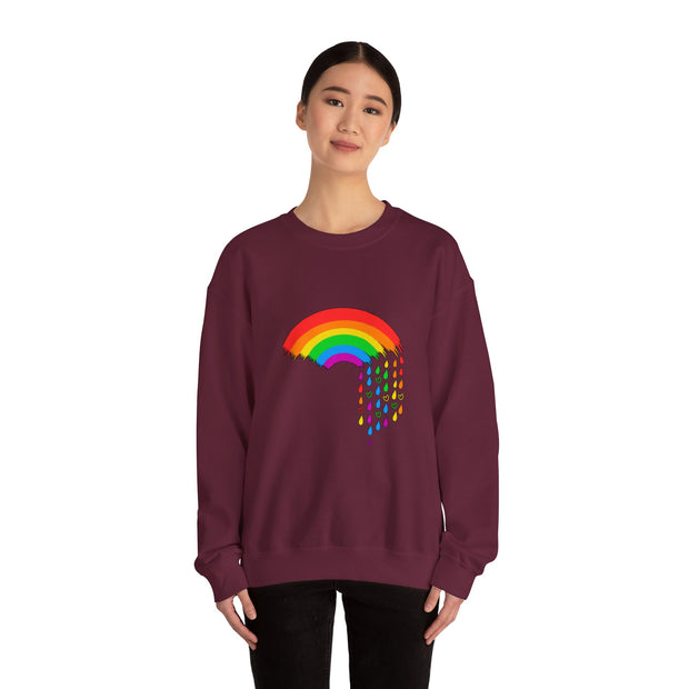 Raining Pride Unisex Heavy Blend™ Crewneck Sweatshirt