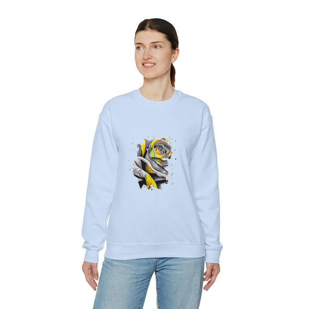 Rose Unisex Heavy Blend™ Crewneck Sweatshirt