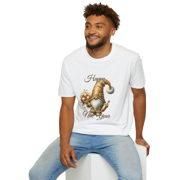 Gnome New Year Unisex Softstyle T-Shirt